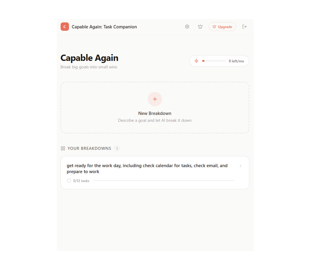 Tasks Overview Dashboard